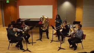 Danza quotImpromptuquot  Luis Miranda Yuisa Brass Quintet [upl. by Ratna742]