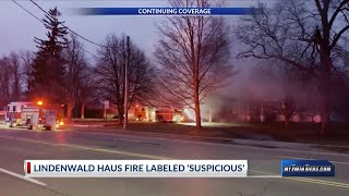 Lindenwald Haus fire labeled suspicious police [upl. by Aral]