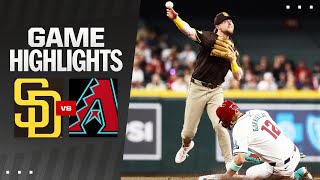 Padres vs Dbacks Game Highlights 92924  MLB Highlights [upl. by Perle]