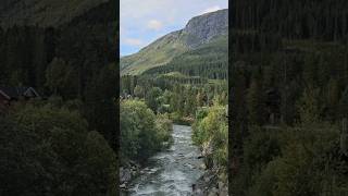 ☀️🌿 Hemsedal sentrum 117°C 814 August 11 2024 hemsedal norge august drive town mountains [upl. by Carin]