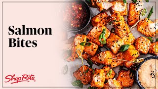 Smoky amp Sweet Air Fryer Salmon Bites  ShopRite Grocery Stores [upl. by Aitnom]