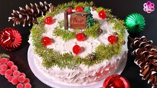 PLUM CAKE WITH ROYAL ICING  CHRISTMAS CAKE  WITH ORANGE JUICE [upl. by Etteuqaj]