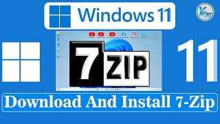 ✅ How To Download And Install 7Zip On Windows 111087 [upl. by Eniawd]