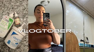 Vlogtober Day 3 Post Hysterectomy Update Workout Routine Plans amp Skincare Night [upl. by Jacques234]