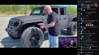 Timthetatman Reacts To His Jeep Video [upl. by Hepsoj]