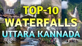 TOP10 Waterfalls of Uttara Kannada  Tourist Places of Uttara Kannada  Yellove Yellapur [upl. by Ailedo]