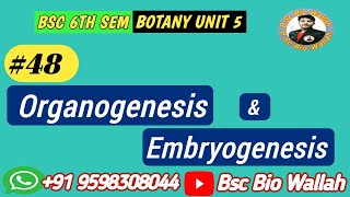 Organogenesis and Embryogenesis in Plant Tissue Culture [upl. by Nawat]