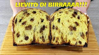 Panettone con LIEVITO di BIRRA  Ricetta e Procedimento  Fatto in Casa [upl. by Adnof908]