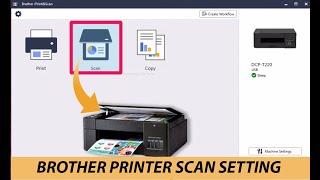 BROTHER DCP T220 PRINTER SCAN SETTING  Copy 2 Sided  Brother printer 2 side xerox [upl. by Eelinnej]