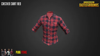 Checked Shirt Red  PUBG Item Showcase [upl. by Tallie]