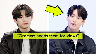 BTS snubbed at the 2024 Grammy Awards Jungkook was criticised and more BTS news [upl. by Kristofer]