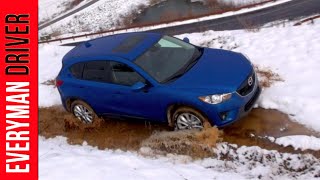 2013 Mazda CX5 vs 2013 Acura RDX on Everyman Driver [upl. by Leonidas]