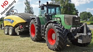 Pressing bales  Fendt 920 Vario  New Holland Bigbaler 1270 Plus  Balen persen  Schimmel  2018 [upl. by Ajram220]