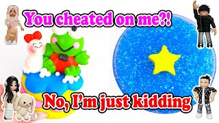 Relaxing Slime Storytime Roblox  My boyfriend cheated on me while I went aboard [upl. by Airotcivairam179]