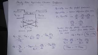 STEADY STATE EQUIMOLAR COUNTER DIFFUSION [upl. by Vanna94]