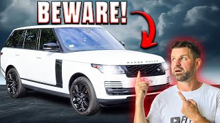 High End CAR PRICES are CRASHING  My 124000 Range Rover Sold for a STEAL at Auction [upl. by Inoy]