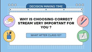 STREAM SELECTION AFTER CLASS 10 AND CAREER OPTIONS AFTER CLASS 12 [upl. by Guerin863]