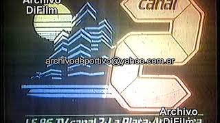 ID Canal 2 LS 86 TV Canal 2 La Plata Argentina  DiFilm 1986 [upl. by Azriel]