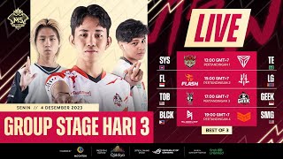 LIVE  HARI KE3  Fase Grup Kejuaraan Dunia M5  ID [upl. by Llamaj]