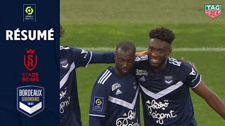 STADE DE REIMS  FC GIRONDINS DE BORDEAUX 1  2  Résumé  SdR  GdB  20202021 [upl. by Aikahs]