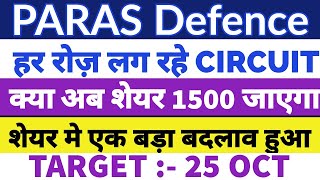 Paras defence share🔥 Paras defence and space technologies share  Paras defence share target [upl. by Muhcon]