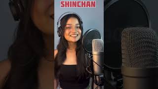 Gulabi Sadi in shinchan song shinch shorts [upl. by Nivled]