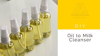 Cleansing Oil  Oil to Milk Cleanser  Double Cleansing  7 ingredients or less series 1 [upl. by Garret]