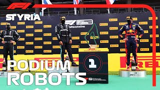 Podium Robots  2020 Styrian Grand Prix [upl. by Halette]