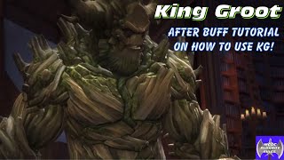 KING GROOT Tutorial How to use KG after this great buff Utility damage immunities [upl. by Atisusej]