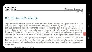 Manual do recenseador ibge 2022  Aula 13 [upl. by Cameron]