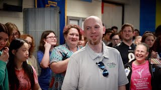 C Milton Wright Welcomes HCPS Teacher of the year Michael Brogley [upl. by Pietrek]