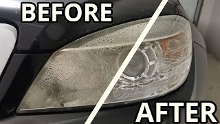 Headlight Condensation  Moisture Removal  Simple Step by Step DIY Guide [upl. by Yrrol]