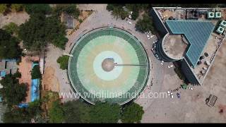 Talkatora Stadium  stunning aerial view of top sporting facility in India [upl. by Morgen207]