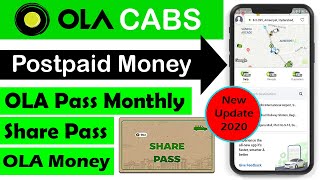 OLA CABS  OLA Share  OLA Pass  OLA Postpaid Money  How to Use OLA App  OLA Bike [upl. by Carberry]