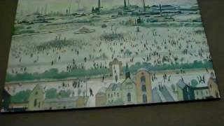 L S Lowry Sunday Afternoon 1957 FOR SALEwmv [upl. by Leynad158]