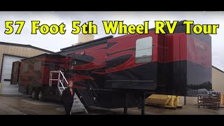 Spacecraft RV Manufacturing 57 foot Custom 5th Wheel RV Coach [upl. by Tacklind]