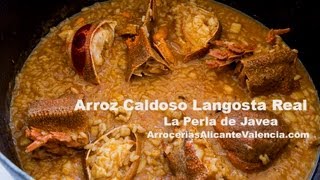 Arroz de Langosta Real Restaurante La Perla de Javea ArturG [upl. by Araldo]