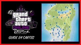 GTA 5 EMPLACEMENT DES 54 CARTES DU CASINO [upl. by Cohligan500]