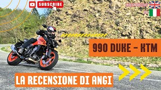 KTM Duke 990  un pizzico di magia La recensione di Angi [upl. by Arawaj]