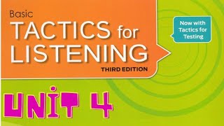 Tactics for Listening Third Edition Basic Unit 4 Routines [upl. by Yahsel810]