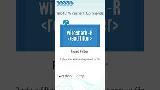 Wireshark Command Read Filter [upl. by Gaal]