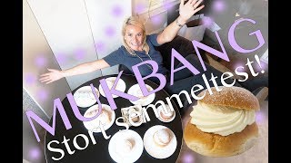 MUKBANG  Stort semmeltest [upl. by Niamreg]