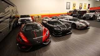 Taking Delivery of a Koenigsegg Regera and Two Agera RS [upl. by Kcirret]