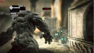 Gears of War 3  Solo Beast Mode on Insane Difficulty Final Wave [upl. by Eiramnwad604]