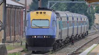 XPT ST23 arrives and departs Goulburn Station 20124 [upl. by Ahsad]