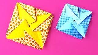 ✅💌🔥Easy DIY paper envelope origami ❣ without glue👉 Beautiful origami envelops🔥 [upl. by Ymmac]