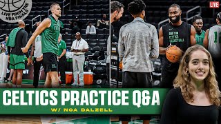 CelticsMavericks Practice QampA  Live from the NBA Finals w Noa Dalzell [upl. by Pillihpnhoj]