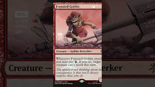 MTG Foundations Standard Goblins Deck Tech Preview Mtgshorts [upl. by Essilrahc]