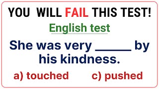 English Vocabulary Test 🌟 If you pass this test your English is fantastic [upl. by Shaver297]