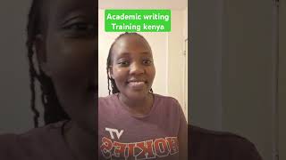 Academic writing Training in kenya [upl. by Nitsu]